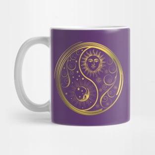 Yin Yang Sun and Moon Mug